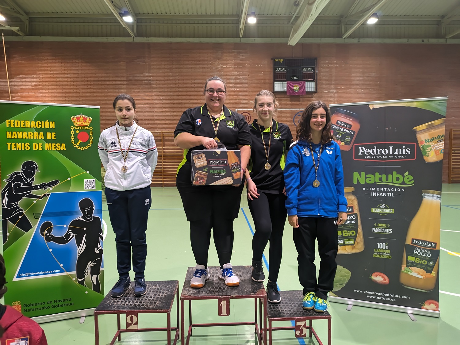 Nuevo &eacute;xito del D&iacute;a del Tenis de Mesa en Lodosa